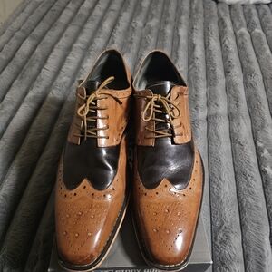 Stacy Adams Brown and Black Men's Oxfords